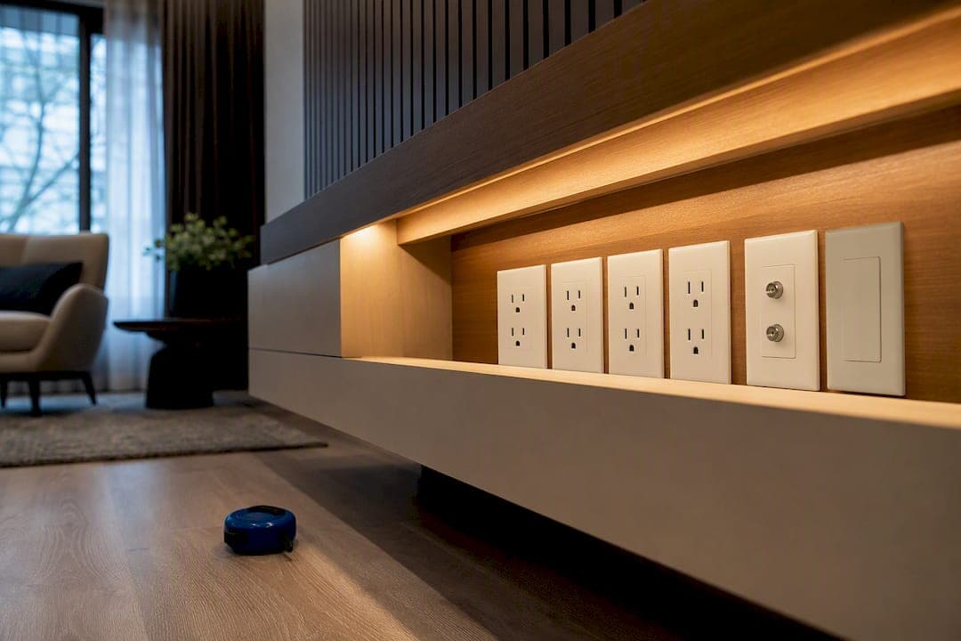 Future Proof Media Wall Outlet Placement: Plan for 6 to 10 Receptacles