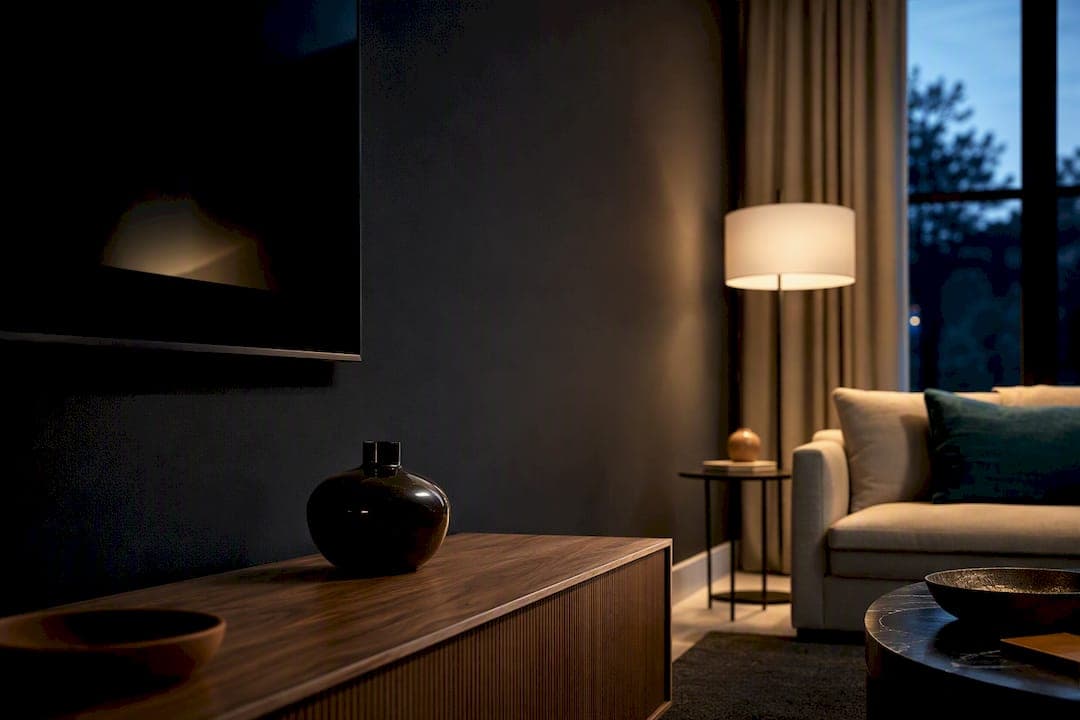 Get a Deep TV Wall Color in Two Coats With Gray Primer for Homeowners