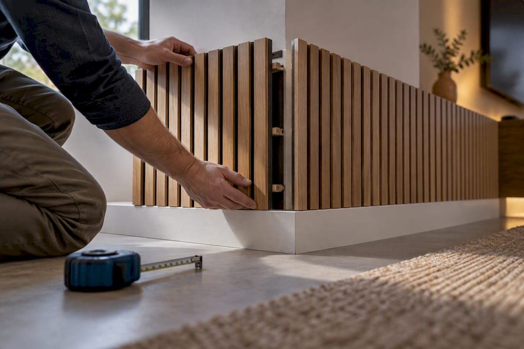 Skip the Carpenter: Build a Corner Media Wall With Precut Kits
