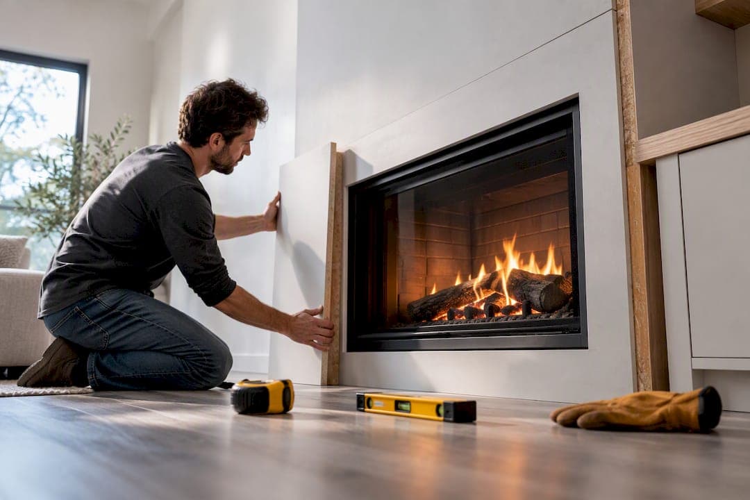 Assemble a Fireplace Wall With Storage in a Weekend for DIY Homeowners
